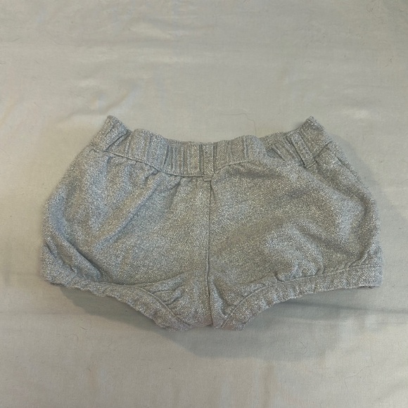 Gymboree Silver Elastic Waist Bubble Shorts - Picture 5 of 5